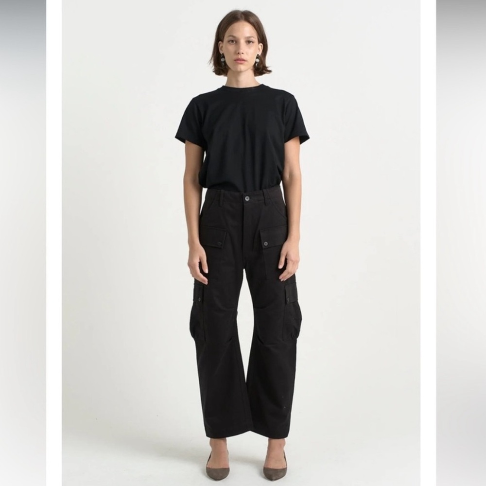 Jamie Haller The Fatigue Pants Black Size 0 NWT Cotton Utility Cargo Pants